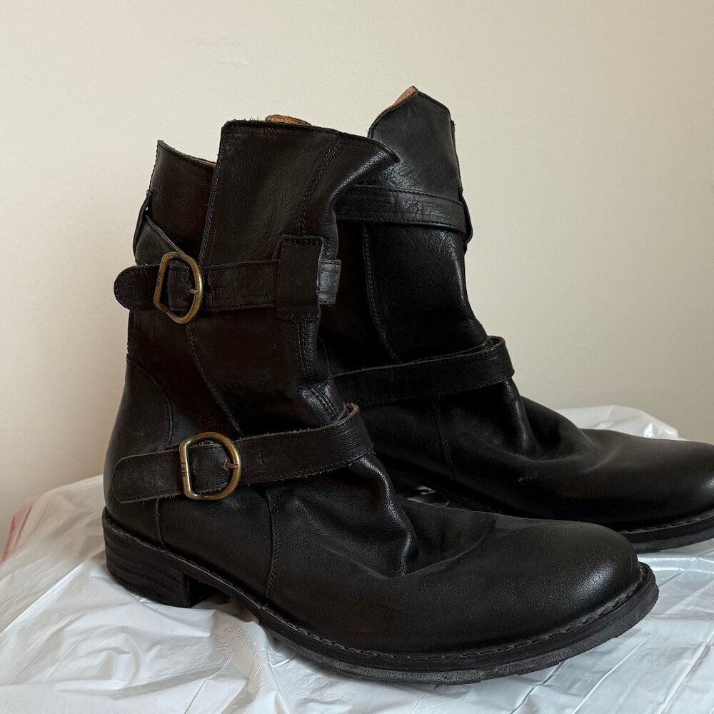 Fiorentini + Baker - ETERNITY, 713 Black Leather Boots - Never worn, NEW!